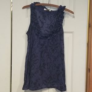 Dressy blue tank